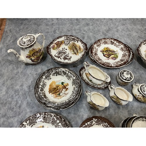 156 - PALISSY GAME SERIES DINNER AND TEA WARE