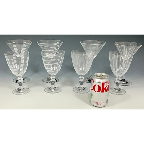 230 - BOXED SETS OF FOUR MIKASA MARTINI GLASSES AND FOUR GOBLETS