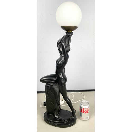 262 - MODERN FIGURAL TABLE LAMP IN ART DECO STYLE