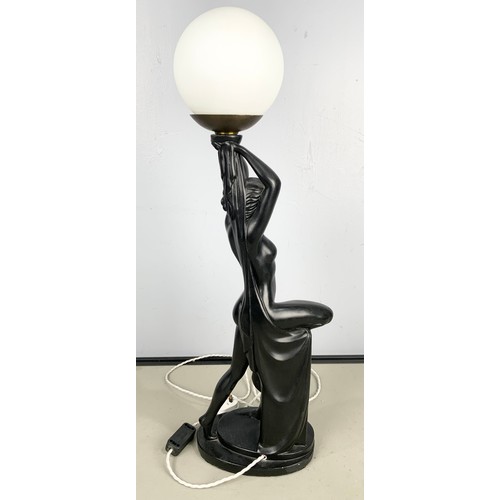 262 - MODERN FIGURAL TABLE LAMP IN ART DECO STYLE