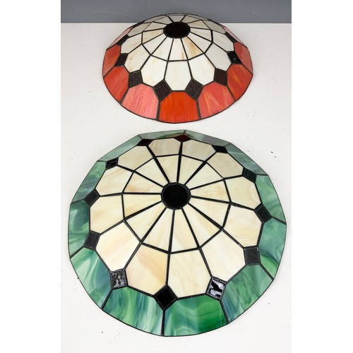 287 - 4 TIFFANY STYLE LAMP  SHADES