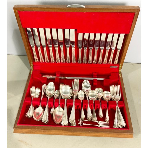 311 - 3  CANTEENS OF MIXED SILVER PLATED CUTLERY