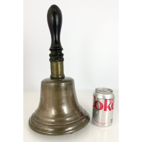 315 - MASSIVE ANTIQUE CATTLE MARKET BELL 40cm TALL