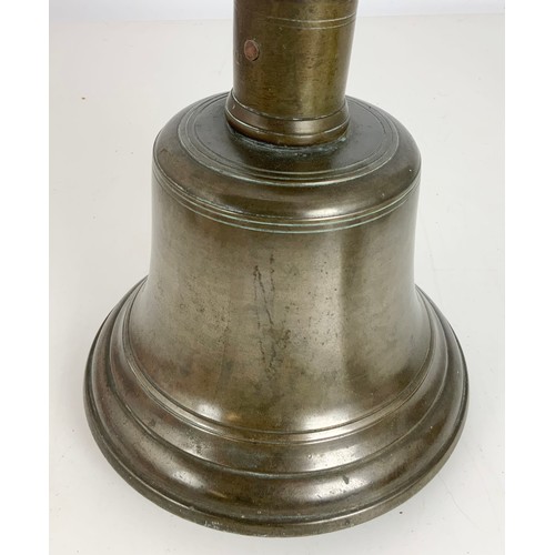 315 - MASSIVE ANTIQUE CATTLE MARKET BELL 40cm TALL