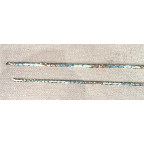 213 - GLASS CANE 123cm LONG WITH ANOTHER AF