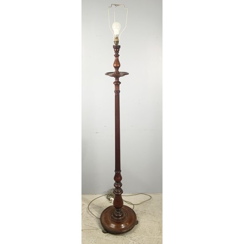 278 - MAHOGANY STANDARD LAMP