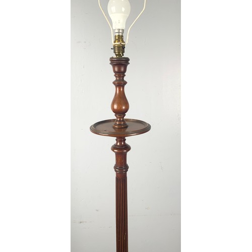 278 - MAHOGANY STANDARD LAMP