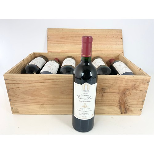 131 - CHATEAU CANON DE BREM, CANON FRONSAC 2005, CASE OF 12 X 75 CL BOTTLES