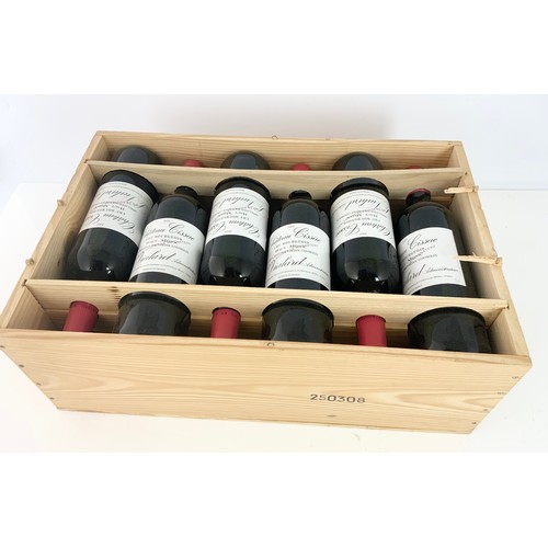 134 - CHATEAU CISSAC MEDOC 2005, CASE OF 12 BOTTLES