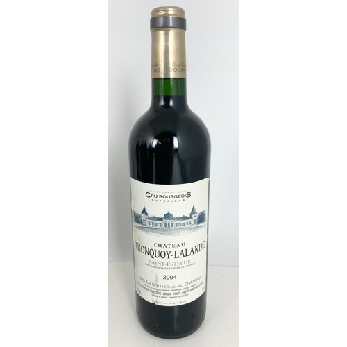 133 - CHATEAU TRONQUOY-LALANDE SAINT ESTEPHE 2004, 11 BOTTLES