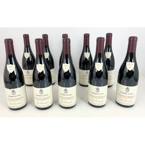 126 - PERRIN & FILS,  VINSORBES 2006, 10 BOTTLES