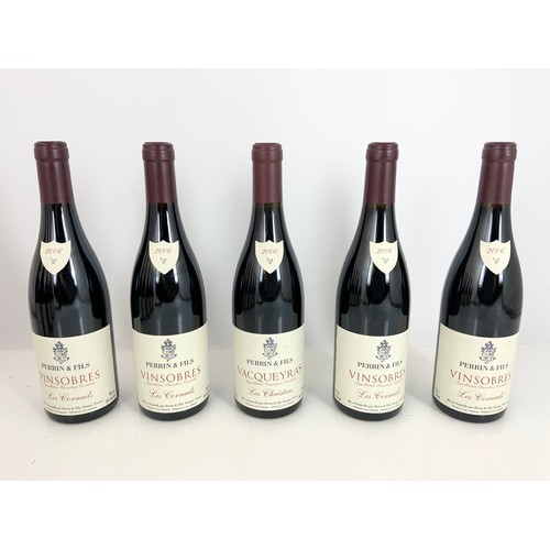 126 - PERRIN & FILS,  VINSORBES 2006, 10 BOTTLES