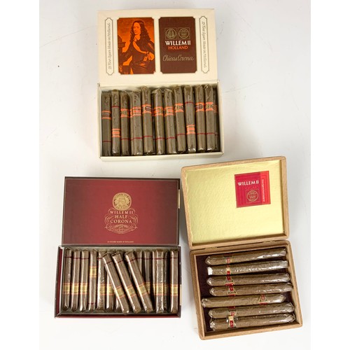 156 - CIGARS, 3 BOXES 10 HENRI WINTERMANS EXCELLENTES AND 3 OTHER OPENED BOXES OF SEALED CIGARS