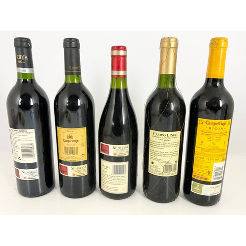 100 - 5 BOTTLES RIOJA