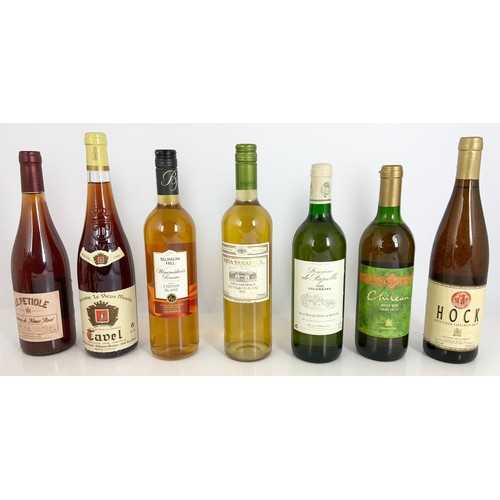 120 - 14 BOTTLES MISC. WHITE AND ROSE WINE