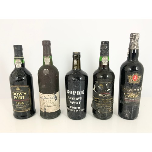 140 - 9 MISC. BOTTLES PORT