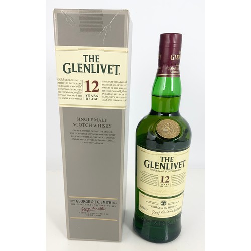 67 - THE GLENLIVET 12 YEAR OLD SINGLE MALT SCOTCH WHISKY IN PRESENTATION BOX