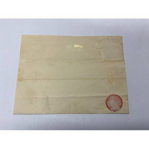 639 - STAMP INTEREST, A 1D PENNY BLACK, 2 CLEAR MARGINS, 2 TOUCHING, SI ON PIECE