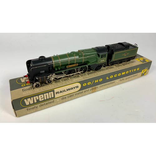 437 - WRENN RAILWAYS, W2236/8 4-6-2 WEST COUNTRY IN BR LIVERY, 34028 EDDYSTONE, NO PACKER NUMBER (note EDD... 