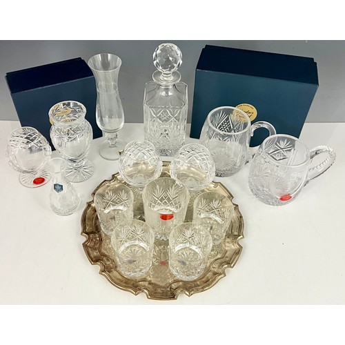 244 - EDINBURGH, WINDSOR, STUART AND OTHER LEAD CRYSTAL GLASS WARE