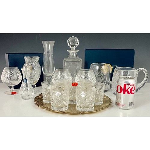 244 - EDINBURGH, WINDSOR, STUART AND OTHER LEAD CRYSTAL GLASS WARE