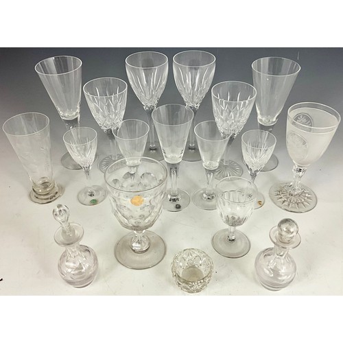 241 - DARTINGTON, STUART AND OTHER DRINKING GLASSES AND GLASSWARE