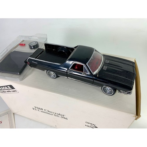 193 - DANBURY MINT, 2 BOXED LIMITED EDITION CLASSIC CAR MODELS, WITH CERTIFICATES, CHEVROLET 1968 EL CAMIN... 