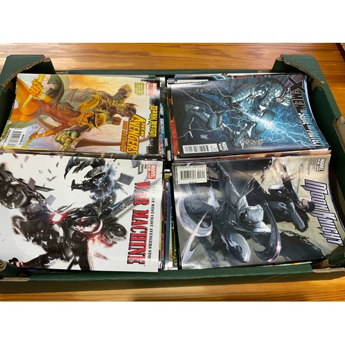 301 - LARGE TRAY OF MODERN AGE COMICS, MARVEL, INC. WAR MACHINE, EXILES, HULK, AMAZING SPIDER-MAN, UTOPIA,... 