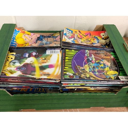 329 - LARGE COLLECTION OF MARVEL MODERN ERA COMICS, WOLVERINE, THE HEROIC AGE AVENGERS, X FORCE ETC