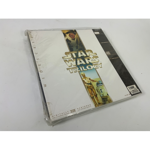 336 - STAR WARS TRILOGY SET WITH JAPANESE TRILOGY LASERDISC.