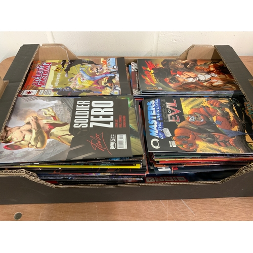 341 - A TRAY OF ASSORTED INDEPENDENT COMICS, WILDSTORM, IMAGE COMICS, UDON, VIZ, TAPPS, VALIANT ETC