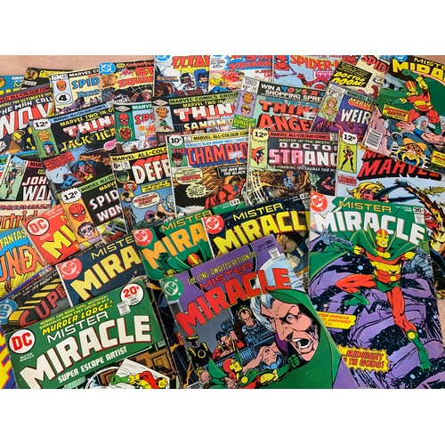 343 - A BOX OF C.1980’S DC & MARVEL MIXED COMICS