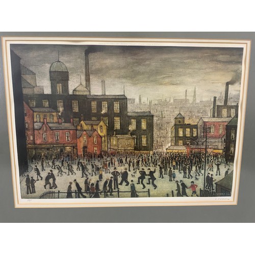 1 - LAURENCE STEPHEN LOWRY RBA RA BRITISH 1887-1976  OFFSET LITHOGRAPH ENTITLED “OUR TOWN” 472/850 (ARR ... 