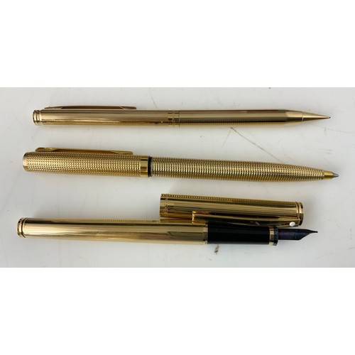 258 - BOXED SHEAFFER  FOUNTAIN , BALL POINTS PENS A PENCIL SET