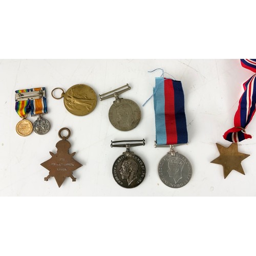 172 - FIRST WORLD WAR & SECOND WORLD WAR MEDALS & MINIATURE MEDALS