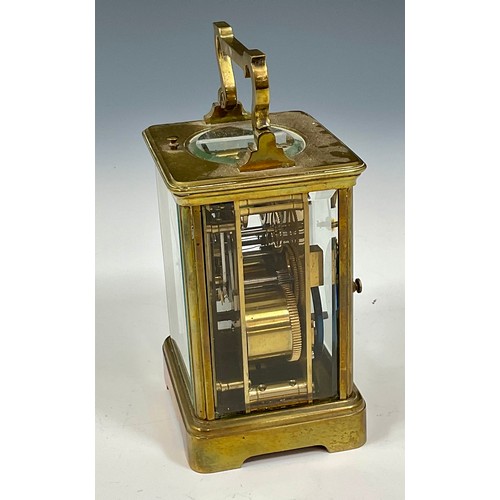 283 - FRENCH CARRIAGE CLOCK WITH REPEATER MOVEMENT