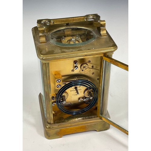 283 - FRENCH CARRIAGE CLOCK WITH REPEATER MOVEMENT