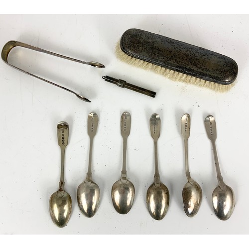 435 - MISC.  SILVER ITEMS 163g WEIGHABLE SILVER