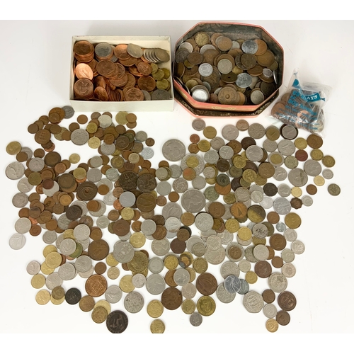 550 - LARGE QUANTITY OF MIXED COINAGE