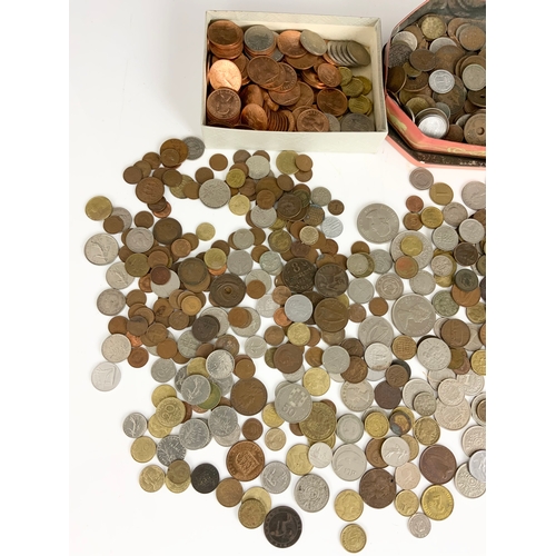 550 - LARGE QUANTITY OF MIXED COINAGE