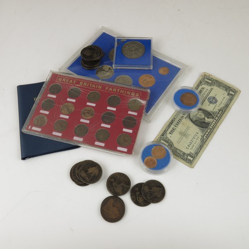 549 - LARGE QTY. COINS, MOSTLY UK PRE DECIMAL INCLUDING VICTORIAN SILVER CROWN AND OTHER ‘SILVER’ COINS, S... 