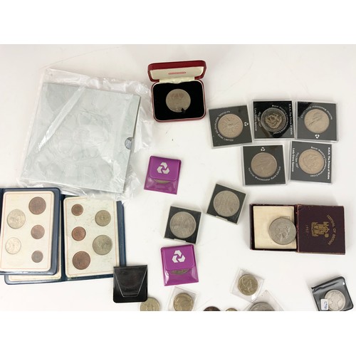 548 - QTY. MISC. COINS AND COMMEMORATIVES