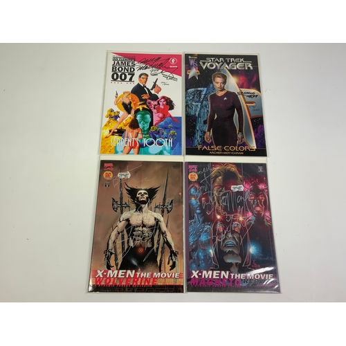 374 - DYNAMIC FORCES COMICS LIMITED EDITIONS, 2 X SIGNED 2 X EXCLUSIVE COVERS POSSIBLY SIGNED BY 2 X-MEN A... 