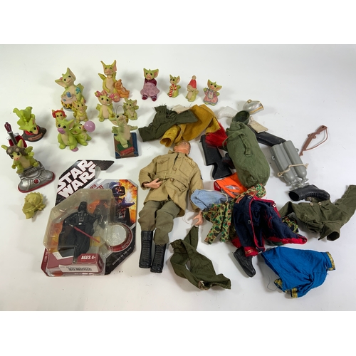 57 - ACTION MAN, FIGURE & ACCESSORIES, STAR WARS CHARACTER PLUS ROYAL MUSGRAVE DRAGONS