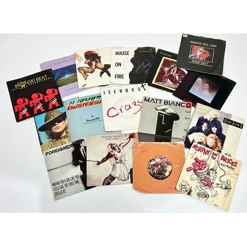 784 - A GOOD SELECTION OF OVER 250 7’ ROCK AND POP SINGLE RECORDS, MIXED GENRES FROM 60’S, 70’S AND 80’S