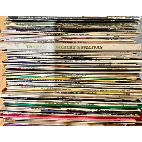 824 - OVER 80 MIXED GENRE LP RECORDS INC. EASY LISTENING, CLASSICAL, ROCK AND POP