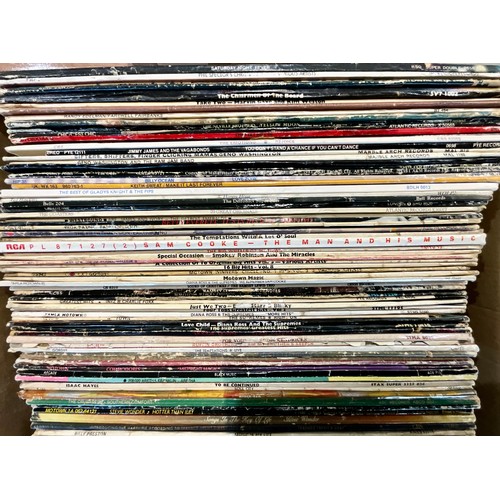 830 - LARGE QUANTITY OF SOUL, FUNK, DISCO, MOTOWN RELATED ALBUMS INC. STEVIE WONDER, SAM COOKE, GENO WASHI... 