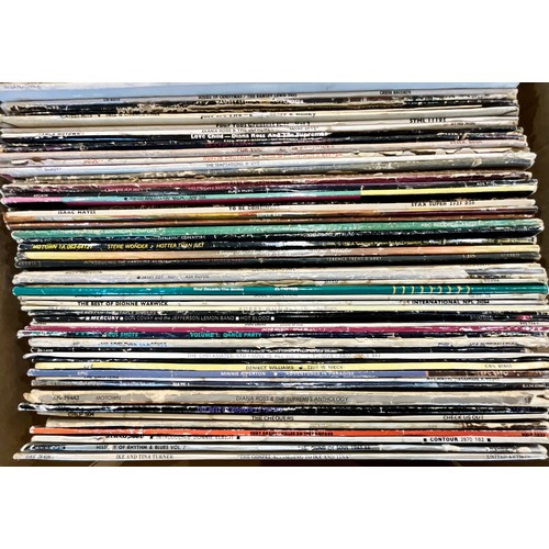 830 - LARGE QUANTITY OF SOUL, FUNK, DISCO, MOTOWN RELATED ALBUMS INC. STEVIE WONDER, SAM COOKE, GENO WASHI... 