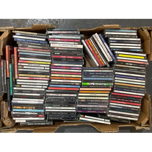 727 - LARGE QUANTITY OF CD’S, MIXED GENRES. 2 TRAYS INC. NEW SEALED