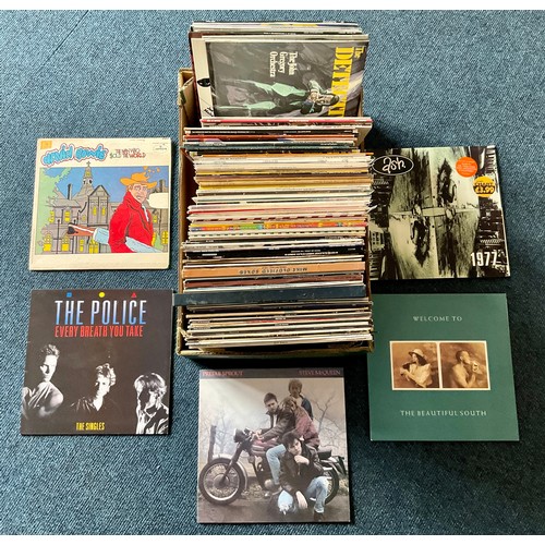 803 - A MIXED SELECTION OF LP RECORDS INCLUDING ROCK, POP, ETC, ETC 1960’S ONWARDS